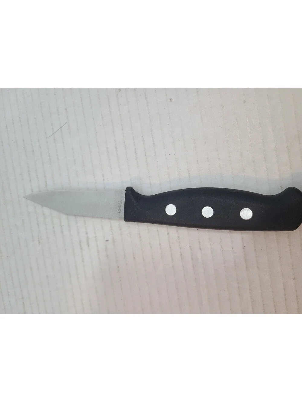 Hoffritz Stainless Steel Paring Knife With Riveted Handle 7